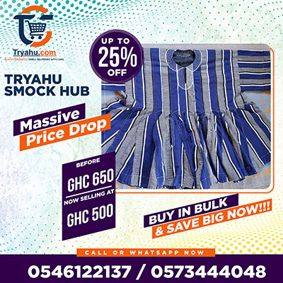 Buy Smocks from Ghana | Original Fugu & Batakari Tryahu